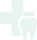 A light blue medical cross with a white tooth icon in front, representing dental or oral healthcare.